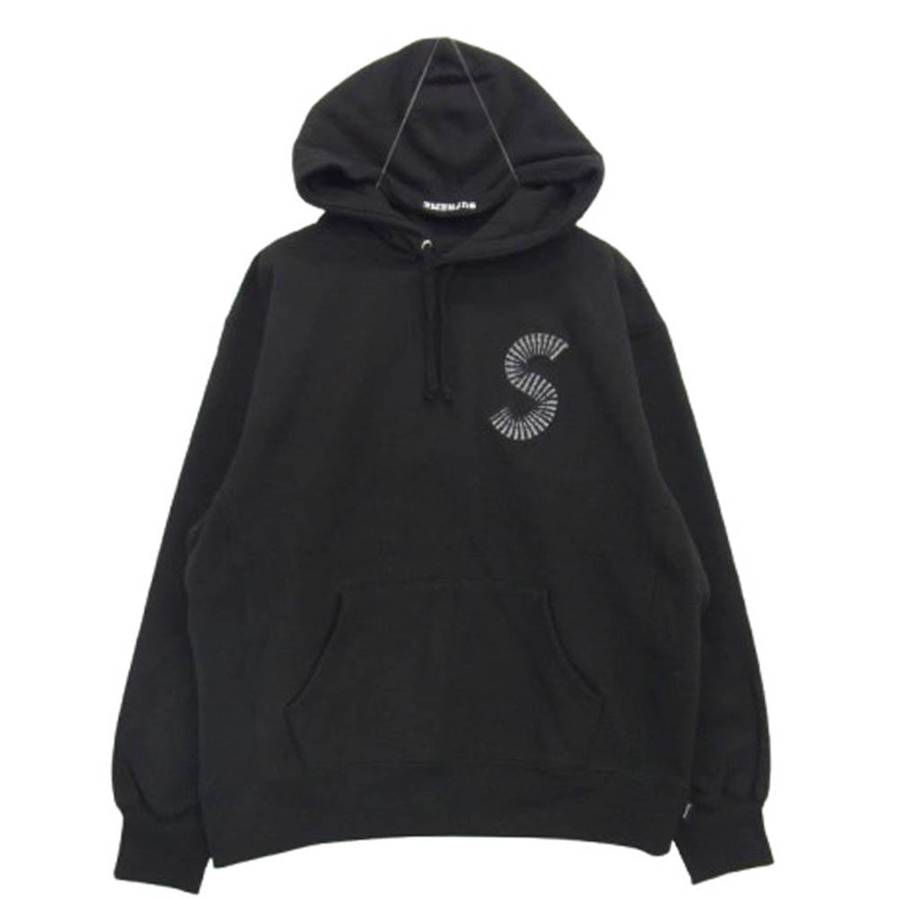 Supreme シュプリーム パーカー 20AW S Logo Hooded Sweatshirt Sロゴ フーデッドスウェットシャツ プルオーバーパーカー ブラック ブラック系 S【新古品】【未使用】【中古】