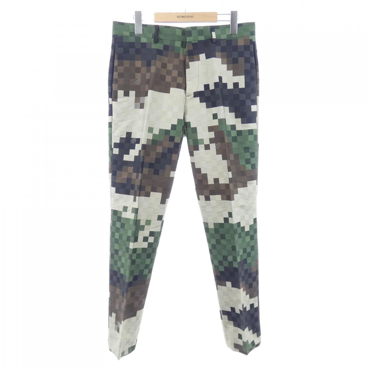 ルイヴィトン LOUIS VUITTON テーラードコットンダミエシガレットパンツ HQP60WHSB パンツ