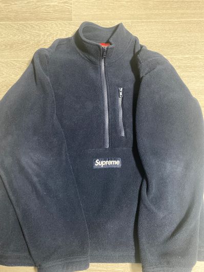 Supreme Polartec Half Zip Pullover "Navy"