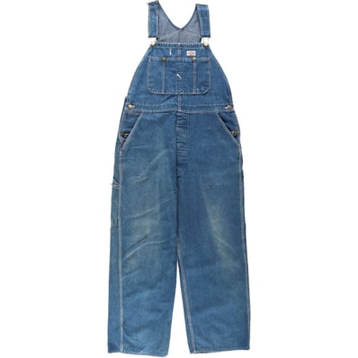 古着 ディッキーズ Dickies デニムオーバーオール メンズw37相当/eaa630417