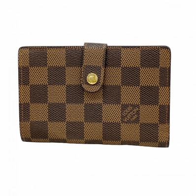 【6ec2056】ルイヴィトン 財布 ダミエ ポルトモネビエヴィエノワ N61664 エベヌ【中古】レディース