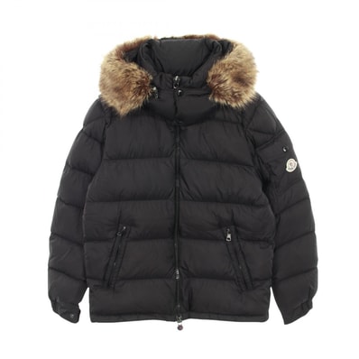 モンクレール MONCLER MAYAF ダウンジャケット 衣料品 アウター ナイロン メンズ ブラック系 【中古】