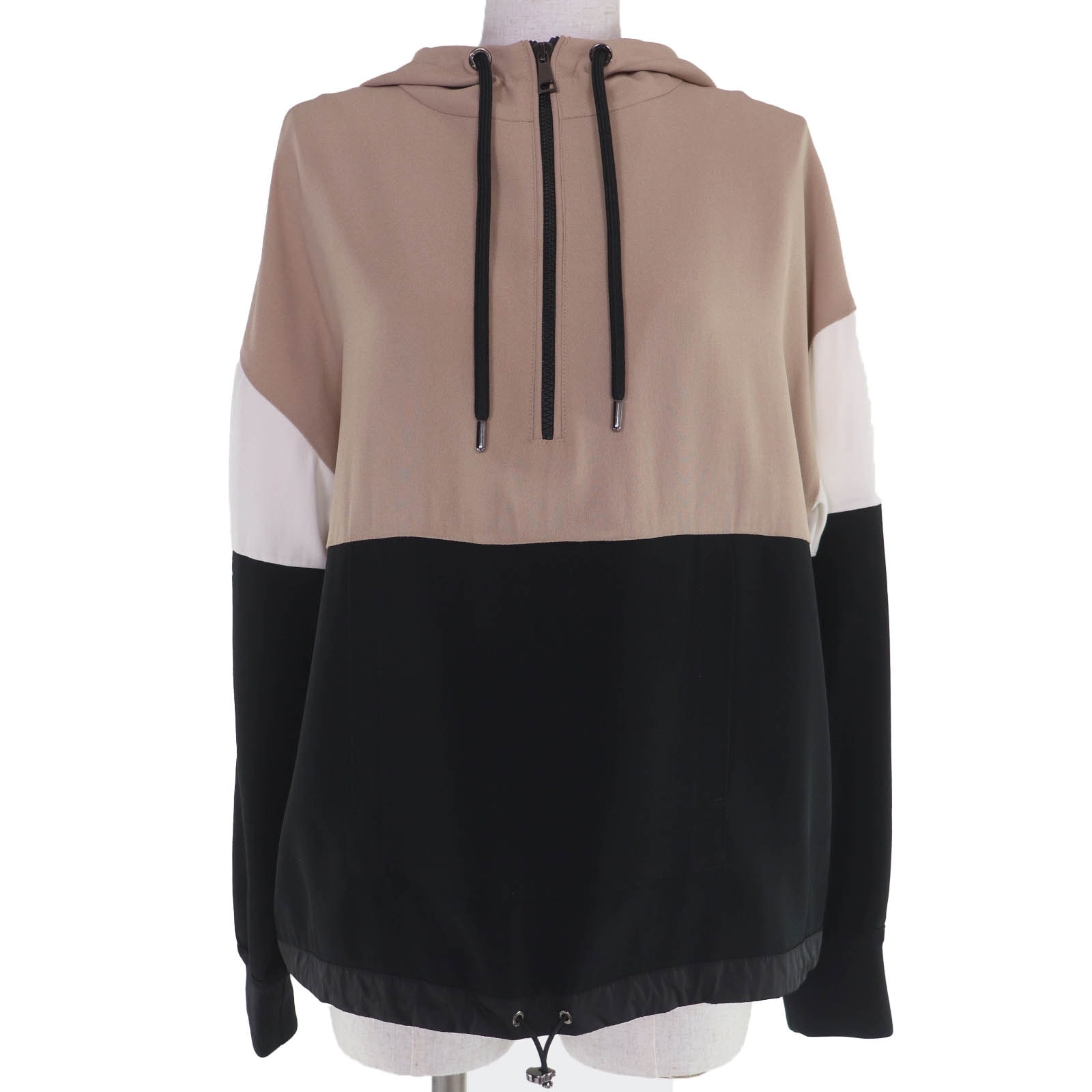 極美品 モンクレール パーカー CAMICIA ベージュ レディース 38