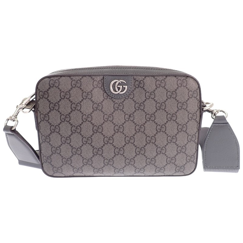 グッチ GUCCI オフィディア スモール クロスボディバッグ 699439 ボディバッグ ショルダーバッグ  セカンドバッグ GGキャンバス グレー メンズ レディース【中古】【ABランク】