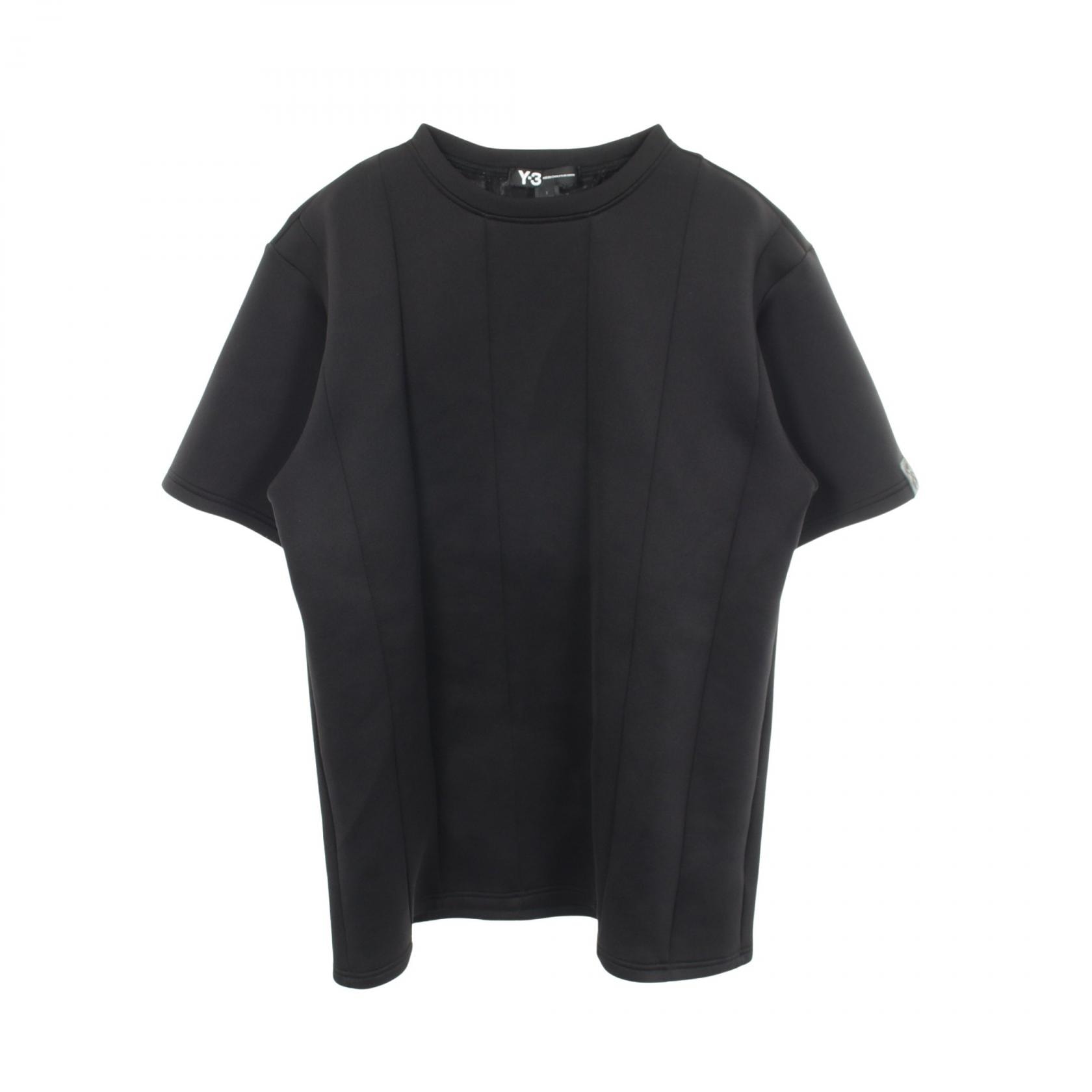 ワイスリー Y-3 クルーネック 半袖Tシャツ 衣料品 トップス ポリエステル メンズ ブラック系 AZ5026 【中古】