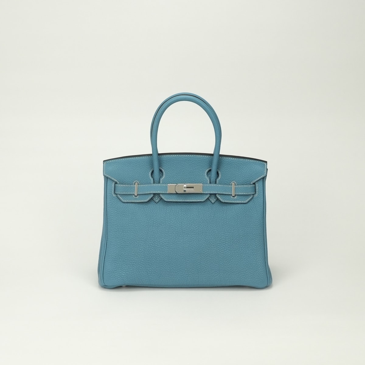 エルメス HERMES バーキン30 バーキン 30 バッグ トートバッグ トゴ ブルージーン Bluejean ブルー Blue 青 シルバー金具 ハンドバッグ