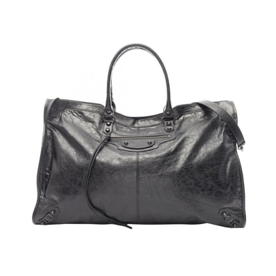 バレンシアガ BALENCIAGA Le City ル シティ 2WAY ボストンバッグ バッグ レザー メンズ レディース ブラック系 8103642ABEK1000 【新品】