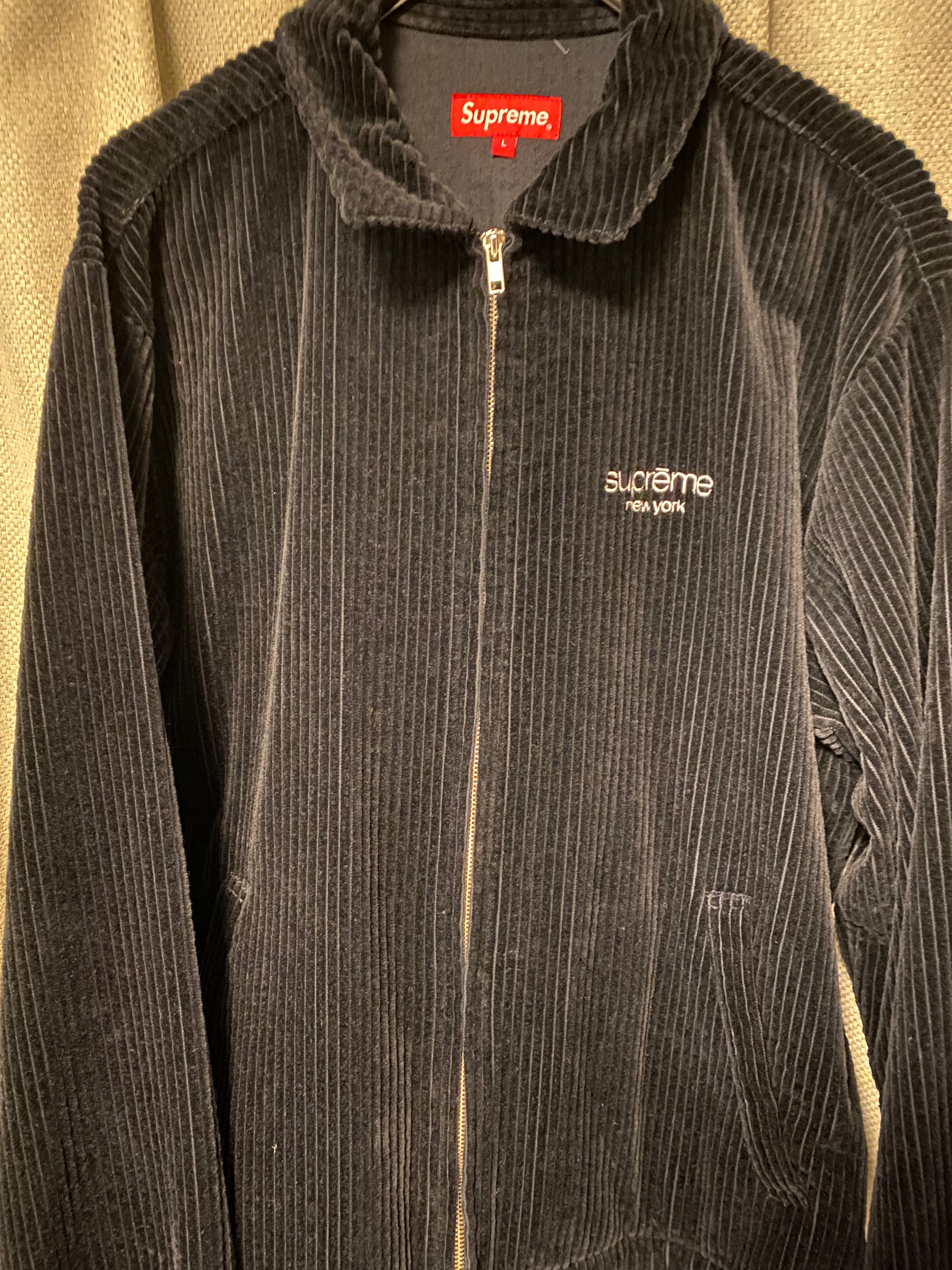 Supreme Wide Wale Corduroy Harrington Jacket 