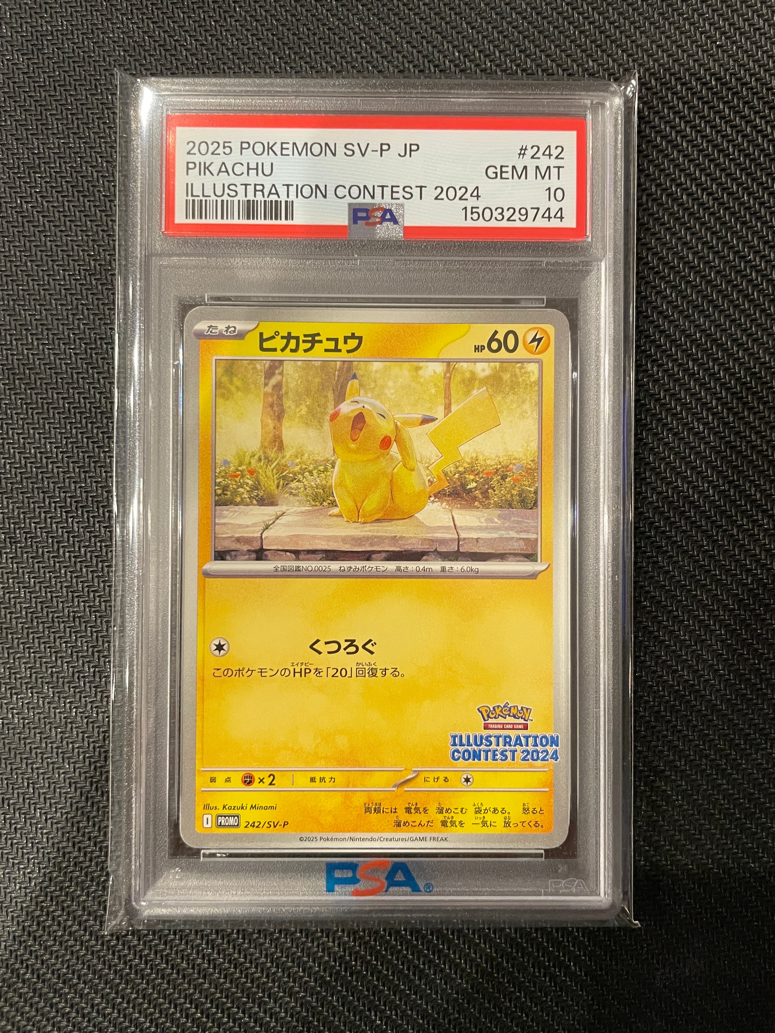 ピカチュウ [SV-P 242](プロモカードパック「イラストレーションコンテスト 2024 受賞作品プロモカード化記念キャンペーン」)