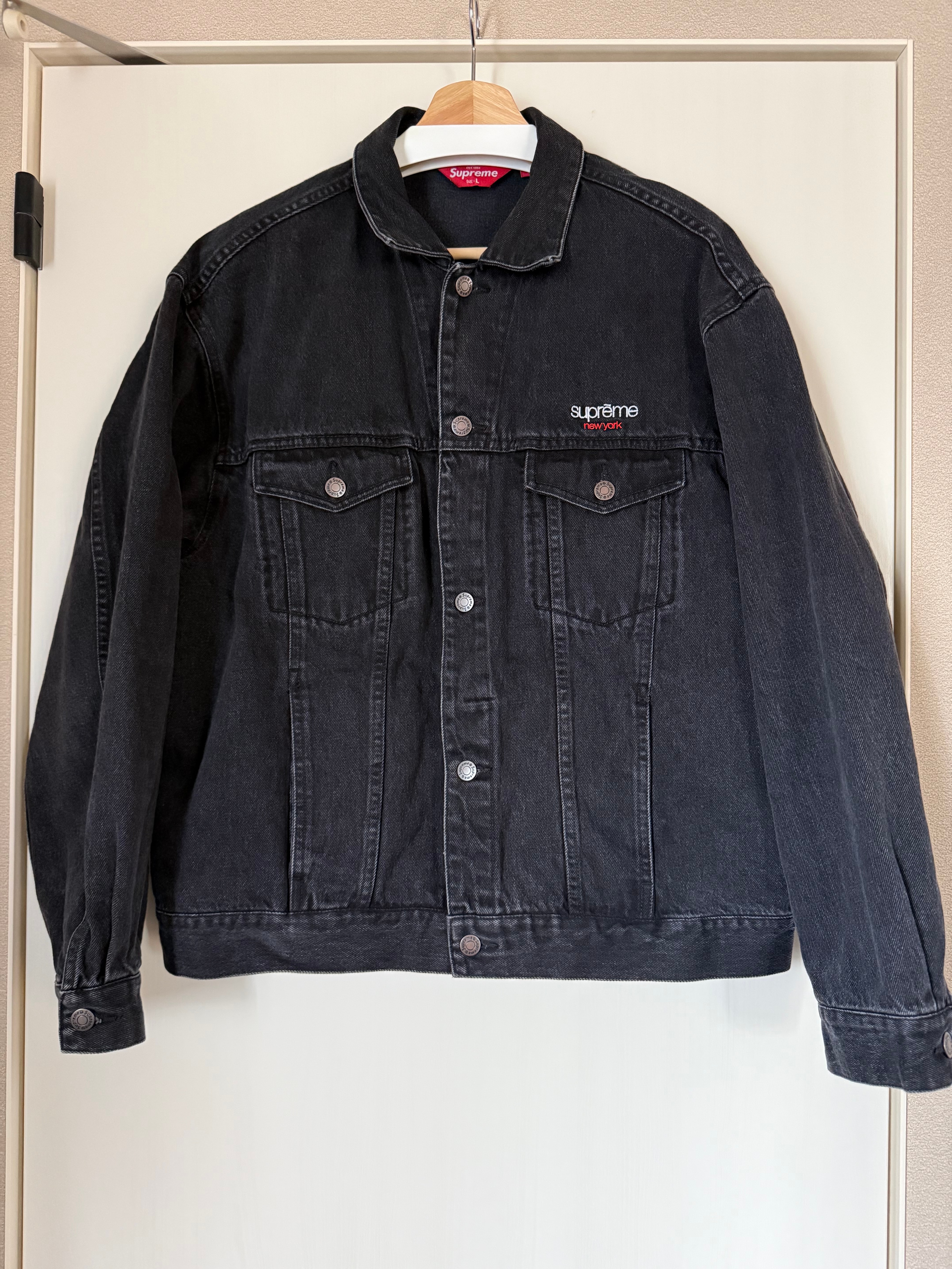 Supreme Denim Trucker Jacket "Black" (25SS)