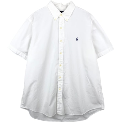 古着 ラルフローレン Ralph Lauren 半袖 ボタンダウンシャツ メンズXL相当/eaa665108
