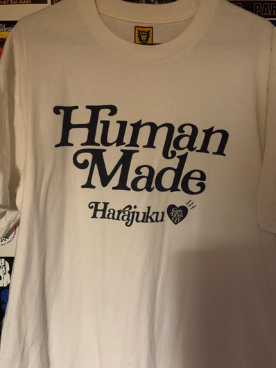 HUMAN MADE Girls Don't Cry Harajuku T-Shirt #1 "White" / VERDY