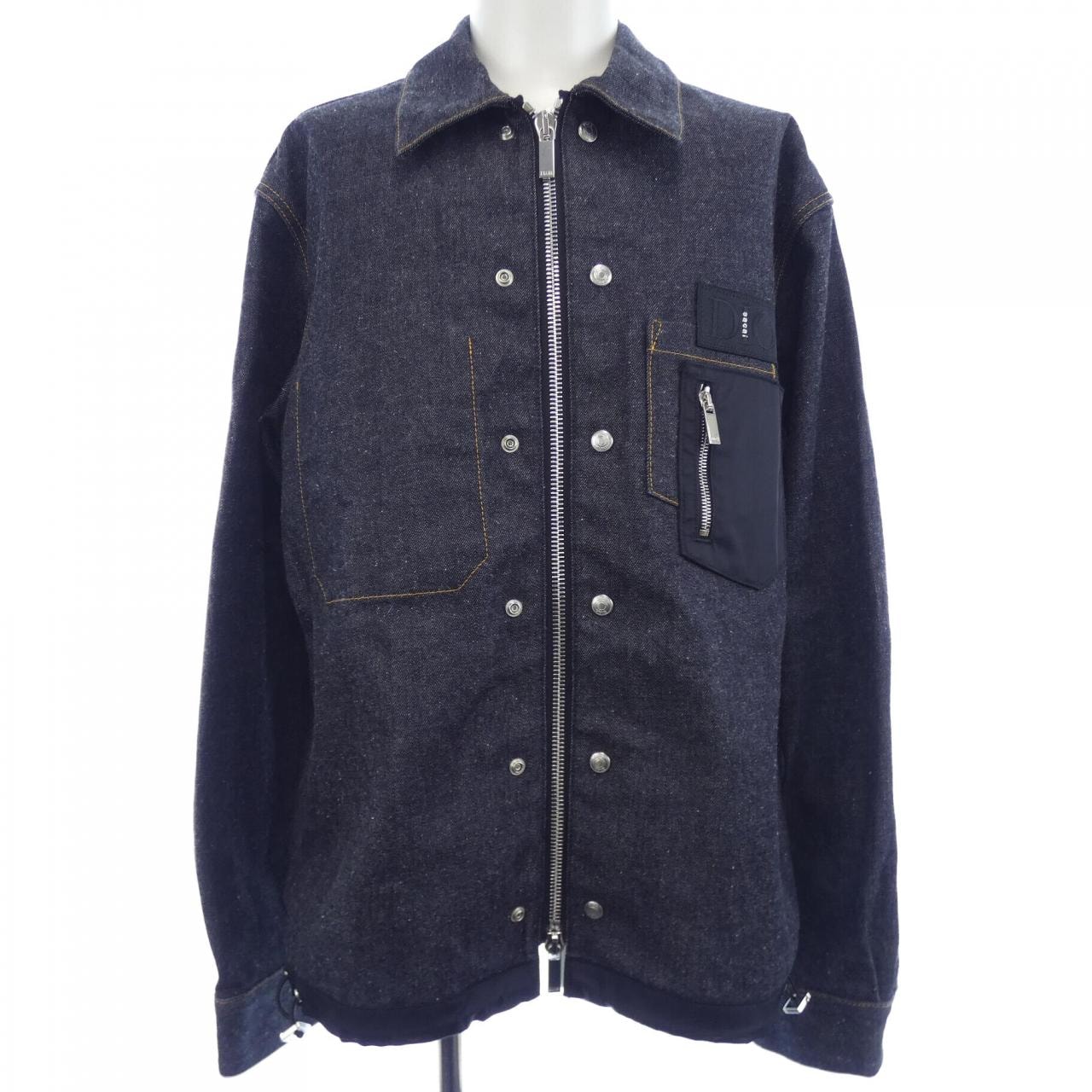 ディオール DIOR SACAI 213D487AY507 デニムジャケット