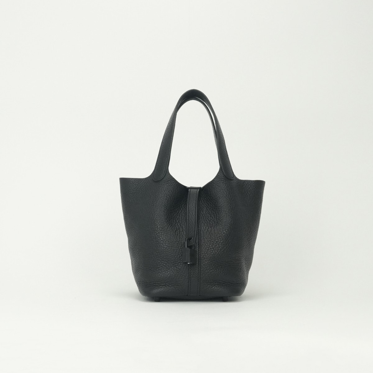 エルメス HERMES ピコタンロックPM ピコタンロック PM ピコタンPM ピコタンロック18 バッグ トートバッグ トリヨンクレマンス ソーブラック SO-BLACK モノクローム ブラック Black 黒 ブラック金具