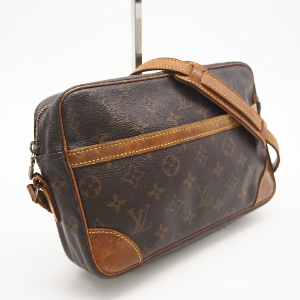 LOUIS VUITTON ルイ・ヴィトン モノグラム トロカデロPM M51274 ショルダーバッグ ブラウン コーティングキャンバス レディース