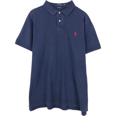 古着 ラルフローレン Ralph Lauren POLO RALPH LAUREN CUSTOM SLIM FIT 半袖 ポロシャツ メンズXL相当/eaa653605
