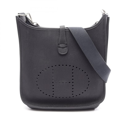 エルメス HERMES エヴリン 1 アン PM ブルーインディゴ ショルダーバッグ バッグ トゴ トゴ □F刻印(2002年製造) レディース ネイビー系 【中古】