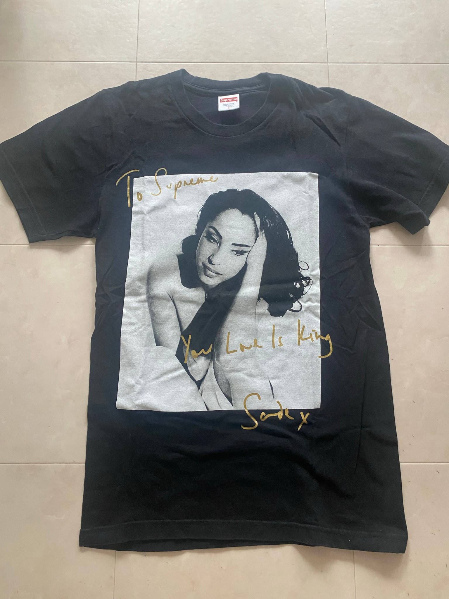 Supreme Sade Tee "Black"