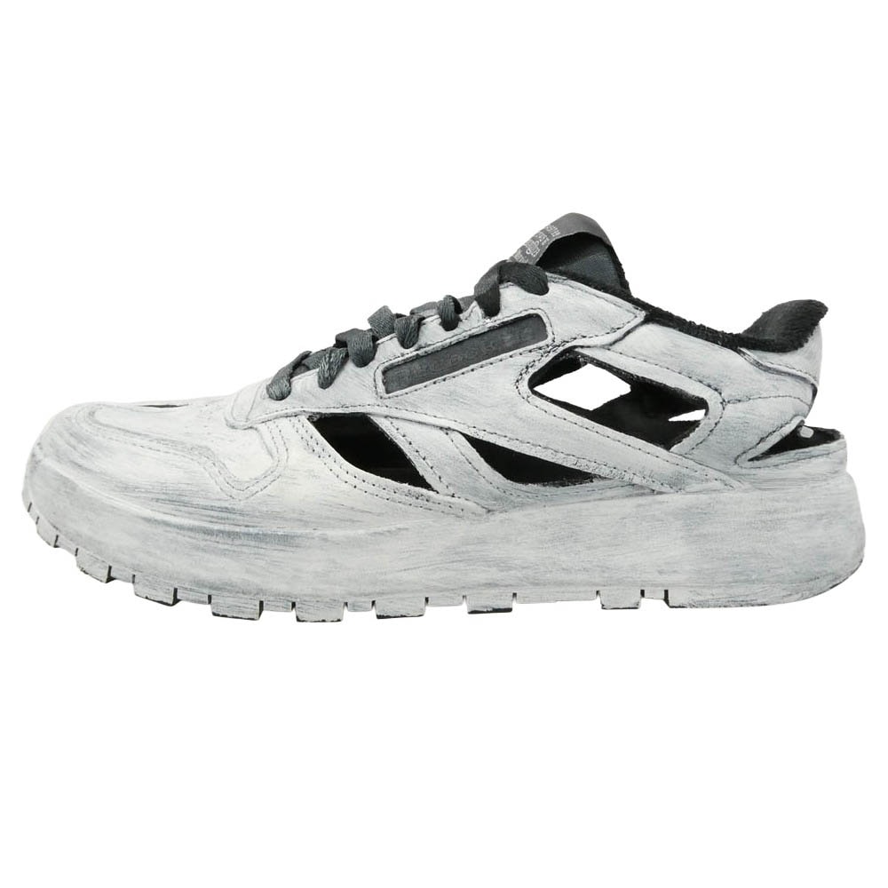 MAISON MARGIELA メゾンマルジェラ Reebok リーボック GX6244 x Reebok Classic Leather Tabi DQ  リーボック クラシック レザー タビ スニーカー ホワイト系 24cm【中古】