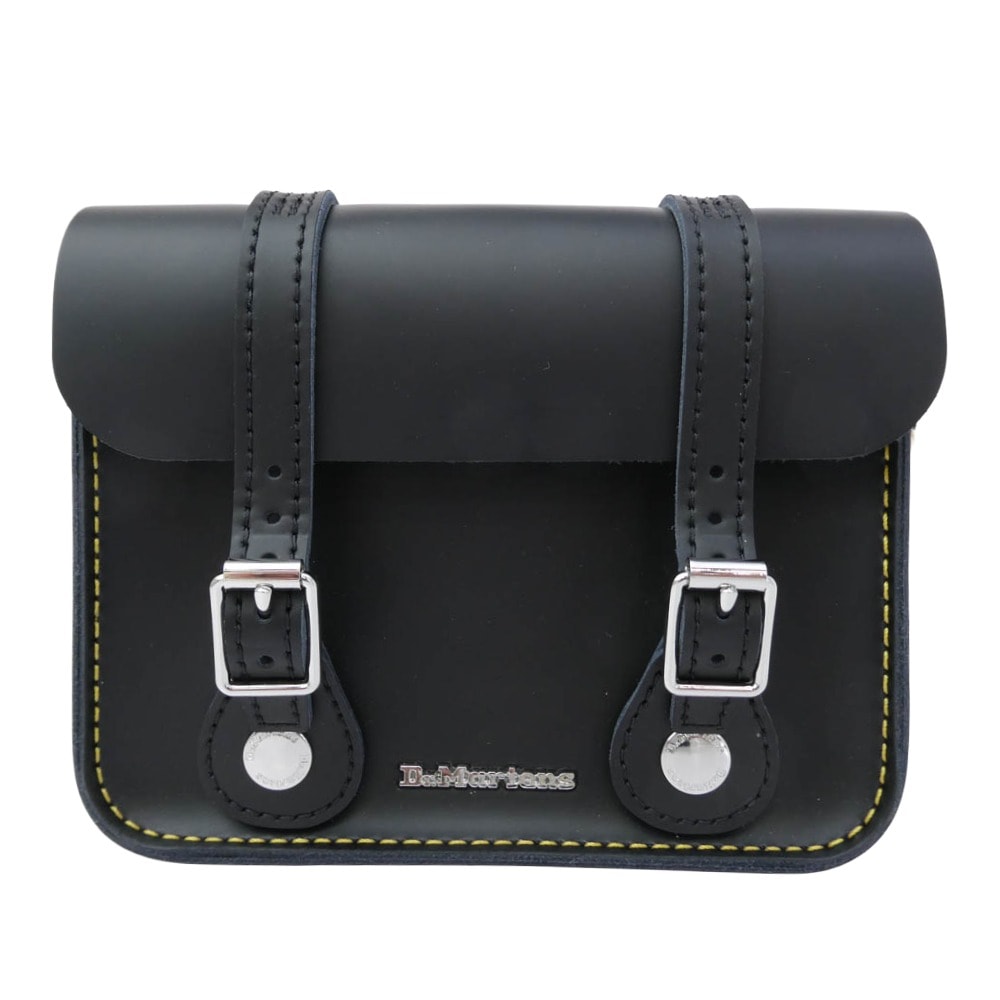 Dr.Martens ドクターマーチン ショルダーバッグ AB098001 7inch SATCHEL BAG 7インチ サッチェルバッグ ショルダーバッグ ブラック系【極上美品】【中古】