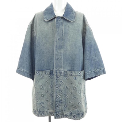 ルイヴィトン LOUIS VUITTON ショートスリーブデニムワークウエアシャツ HOS46WY38 デニムジャケット