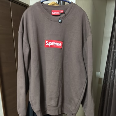 Supreme Box Logo Crewneck "Brown" (22FW)