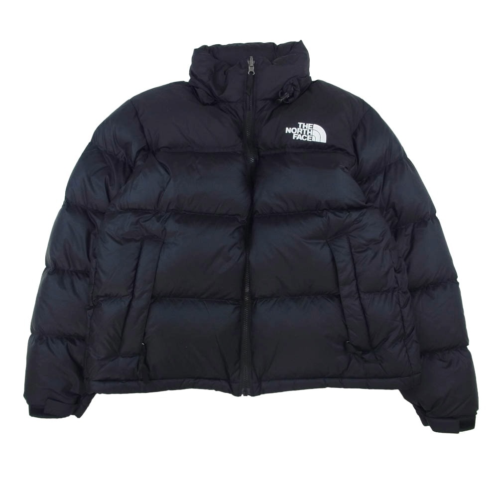 THE NORTH FACE ノースフェイス ダウンジャケット NDW92555 Short Nuptse Jacket レディース ショート ヌプシ ジャケット ダウン ジャケット ブラック系 L【美品】【中古】