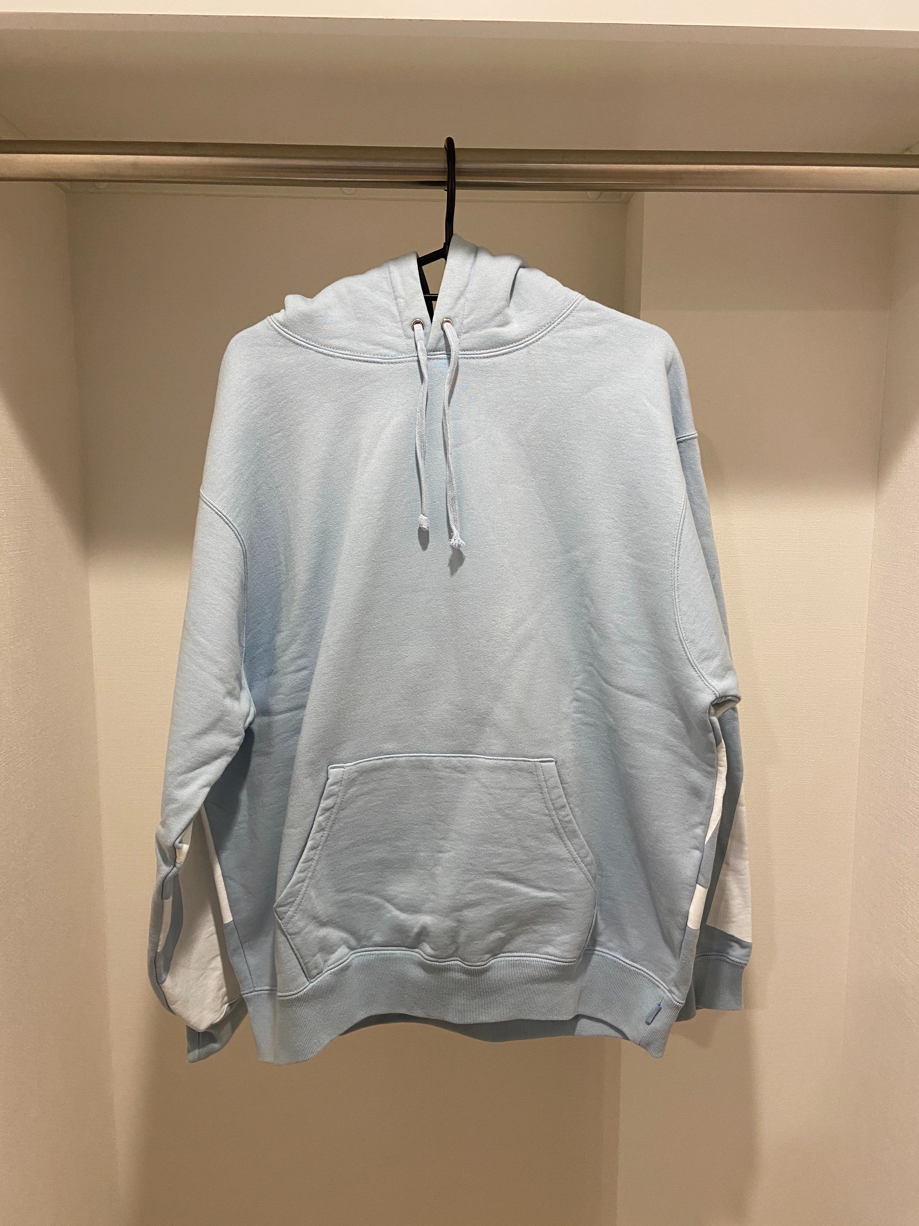 Supreme Big Logo Hooded Sweatshirt "Blue"