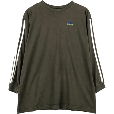 古着 アディダス adidas ロングTシャツ ロンT メンズXL相当/eaa655115