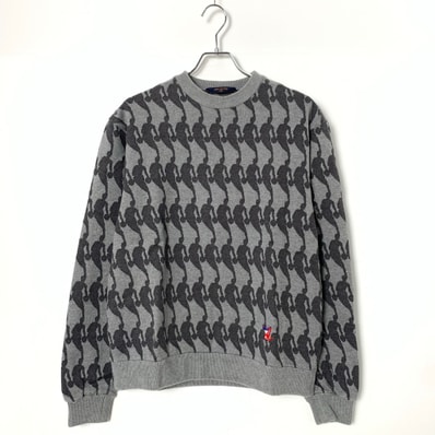 Louis Vuitton x NBA Player Jacquard Sweatshirt "Gray"