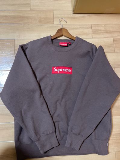 Supreme Box Logo Crewneck "Brown" (22FW)