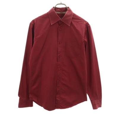 ARMANI EXCHANGE アルマーニエクスチェンジ 長袖 シャツ S ボルドー系
