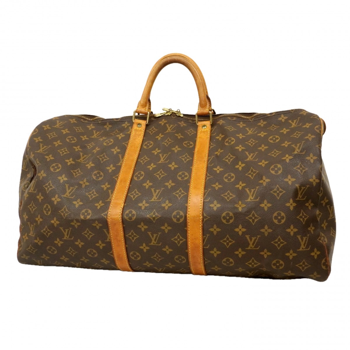 【6db0821】ルイヴィトン ボストンバッグ モノグラム キーポル55 M41424 ブラウン【中古】メンズ レディース ユニセックス