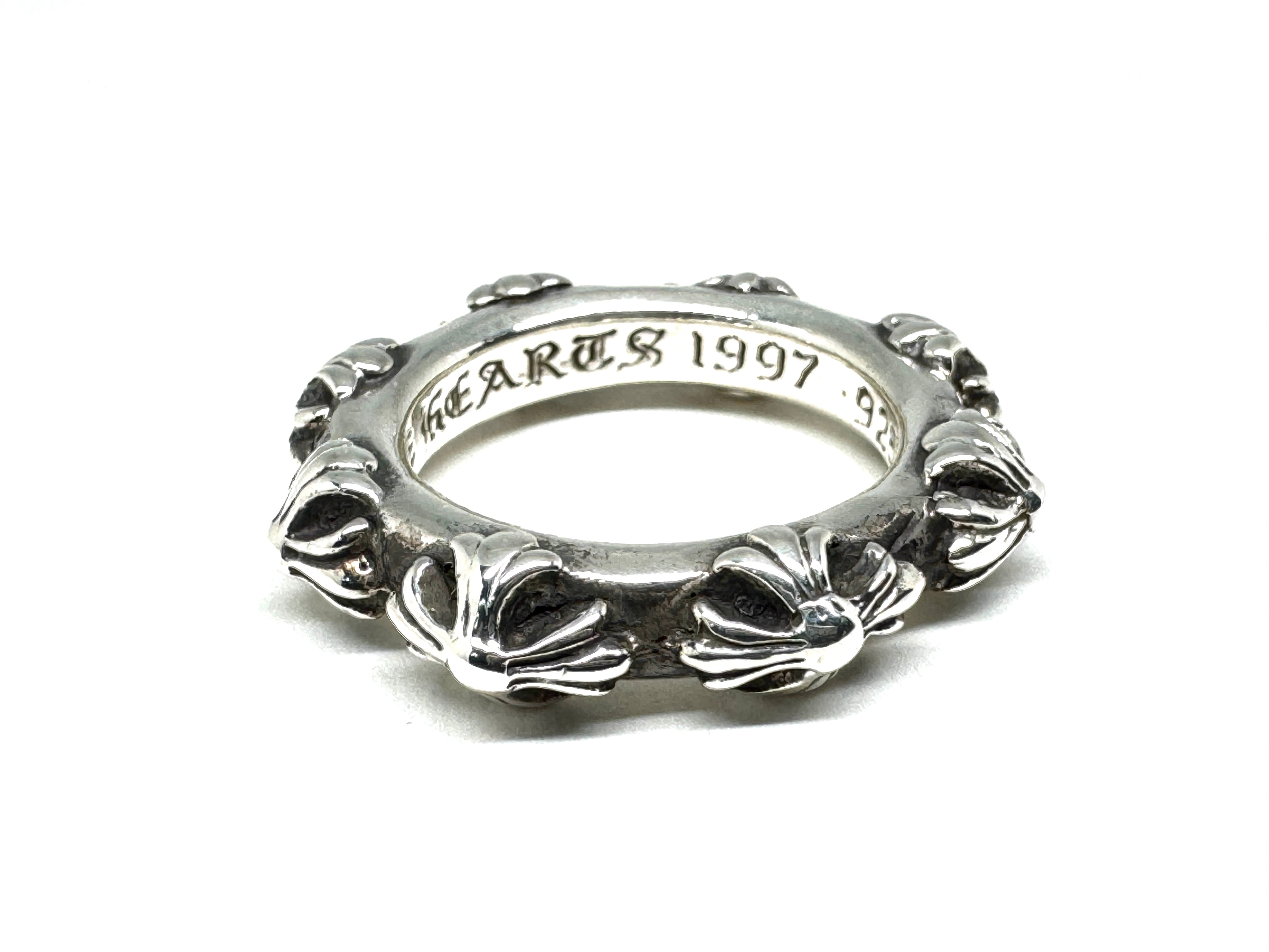 Chrome Hearts Cross Band Ring "Silver"
