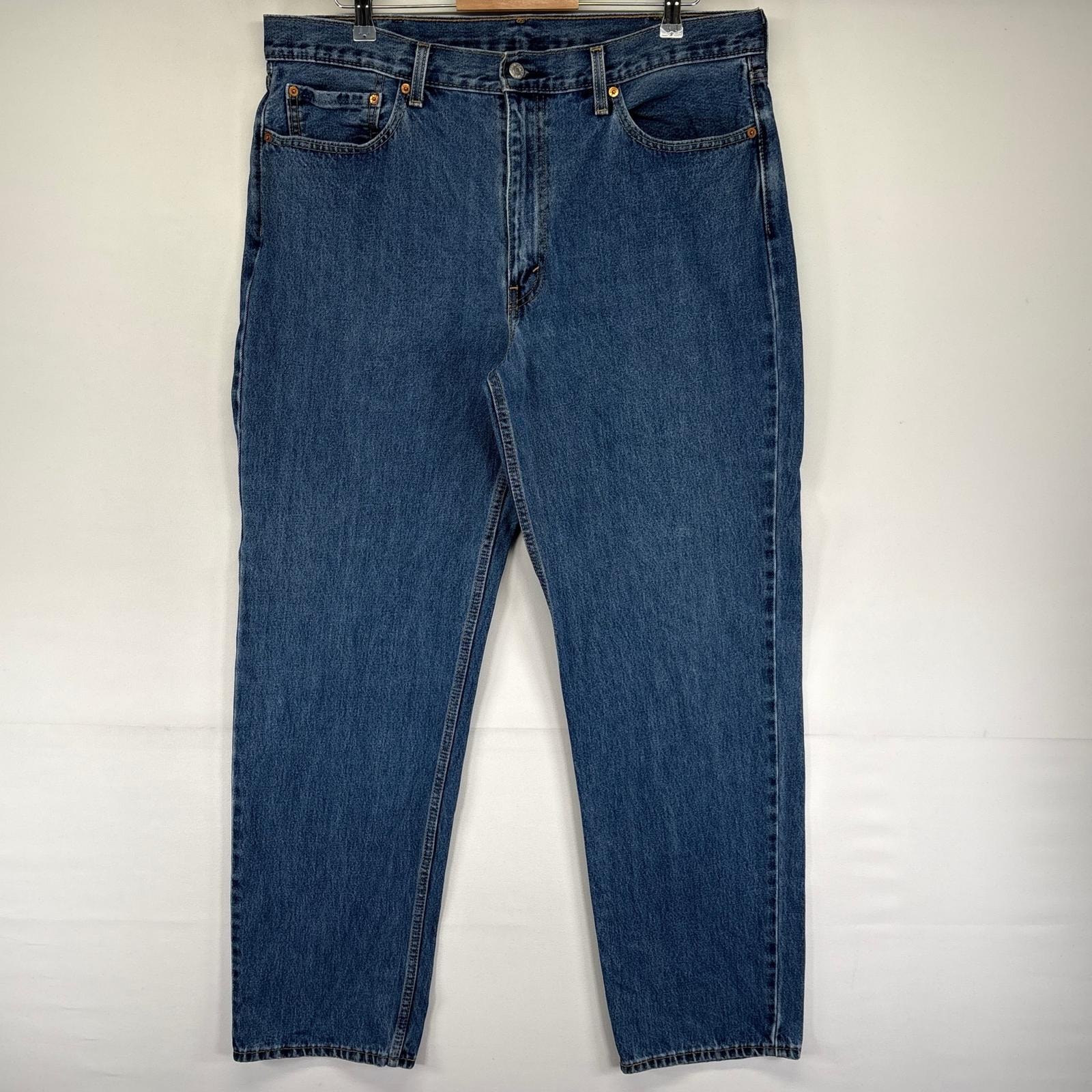 古着 リーバイス Levi's デニム パンツ 550 テーパード 5ポケット ジーンズ ジーパン ジッパーフライ W38 L34  ブルー系 メンズ
