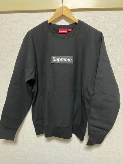 Supreme Box Logo Crewneck Sweatshirt "Black" (18FW)