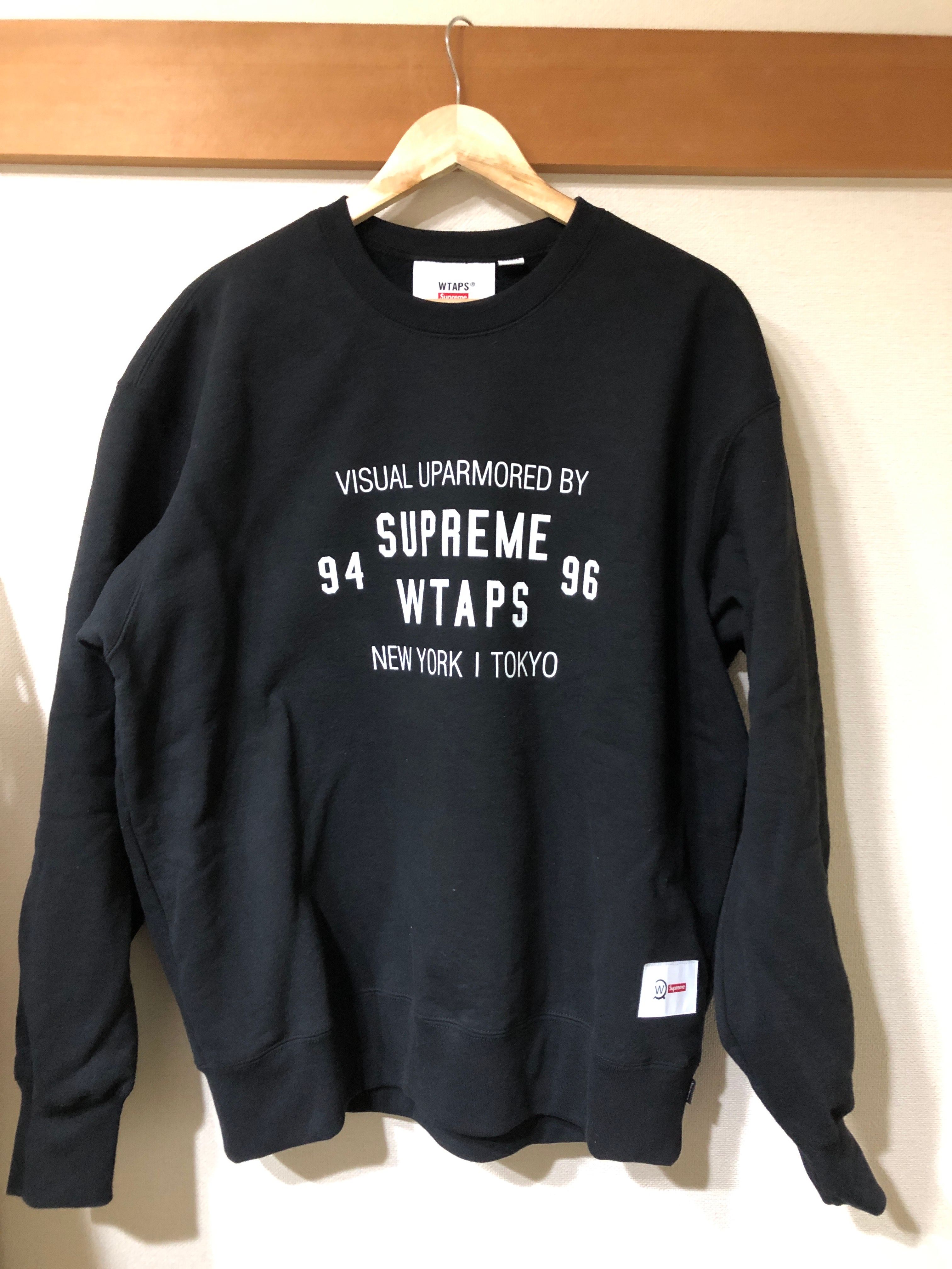 Supreme / WTAPS Crewneck "Black" 21274SPD-CSM03S