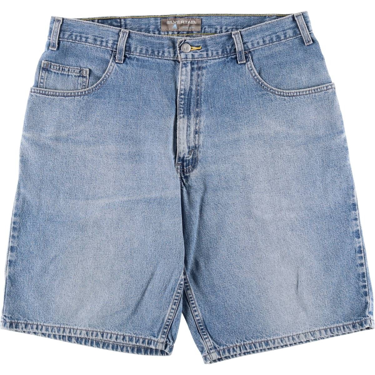 古着 00年代 リーバイス Levi's SILVER TAB シルバータブ LOOSE FIT デニムショーツ ハーフパンツ ジョーツ メンズw37相当/eaa478194