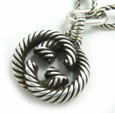 グッチ ブレスレット 607158 インターロッキングG シルバー メンズ 18