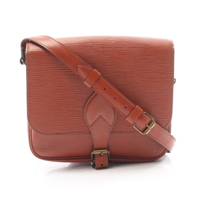 ルイ・ヴィトン LOUIS VUITTON カルトシエール エピ ケニアブラウン ショルダーバッグ バッグ レザー レディース ブラウン系 M52243 【中古】