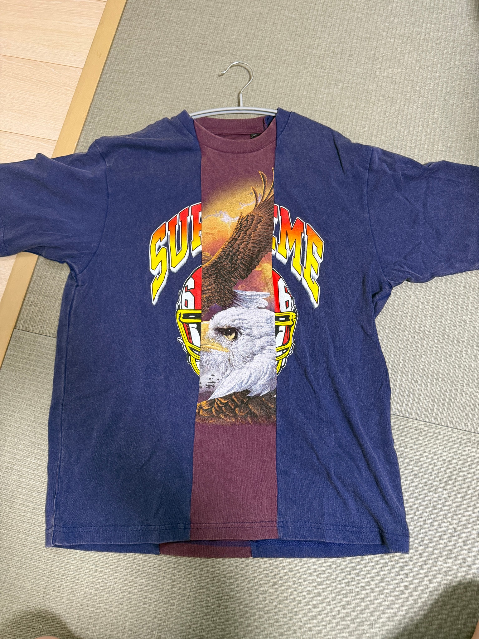 Supreme x MM6 Maison Margiela Split S/S Top "Navy"