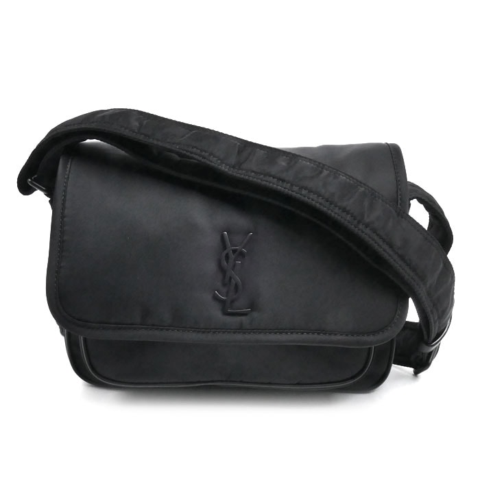 SAINT LAURENT サンローラン ニキ スモールメッセンジャー ショルダーバッグ ブラック 776611FACKH1000 メンズ【中古】【美品】