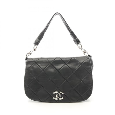 シャネル CHANEL マトラッセ ショルダーバッグ バッグ ラムスキン(羊革) レディース ブラック系 【中古】