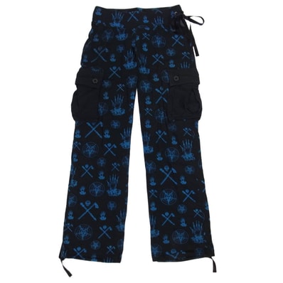 HYSTERIC GLAMOUR ヒステリックグラマー パンツ 3CP-0290 Hysterics ヒステリックス イージー カーゴパンツ ブラック系 FREE【中古】