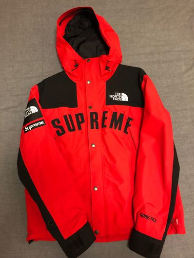 Supreme x The North Face Arc Logo Mountain Parka "Red"