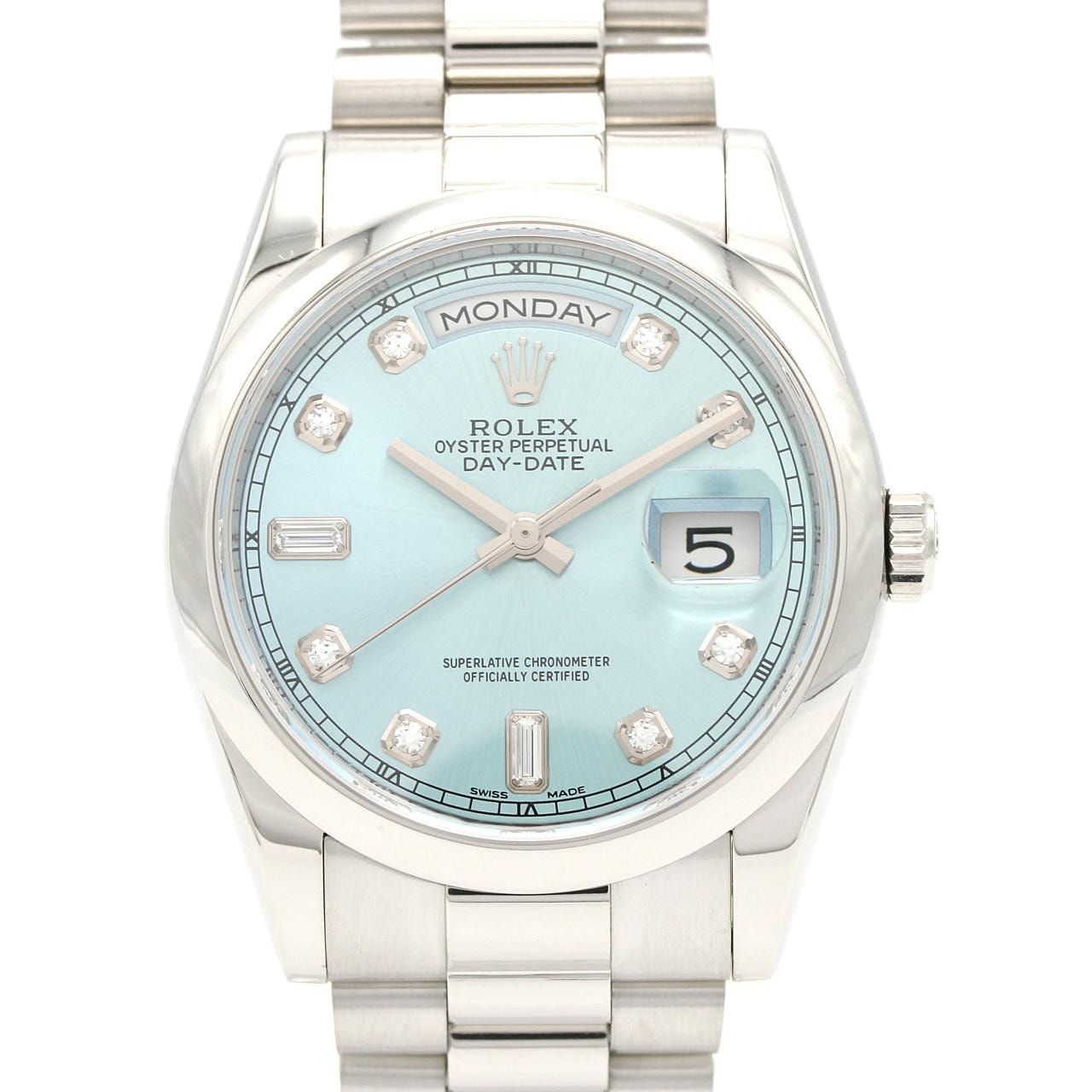 ロレックス デイデイト 118206A PT 自動巻 ランダム番