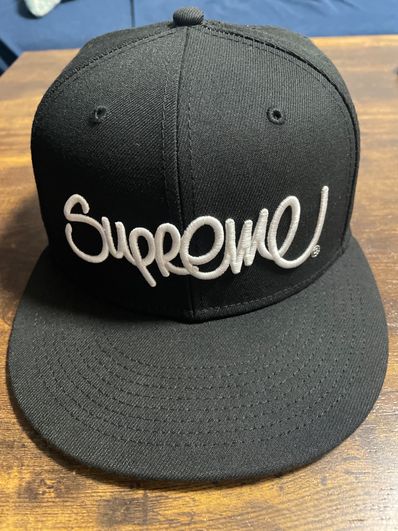 Supreme Handstyle New Era "Black"