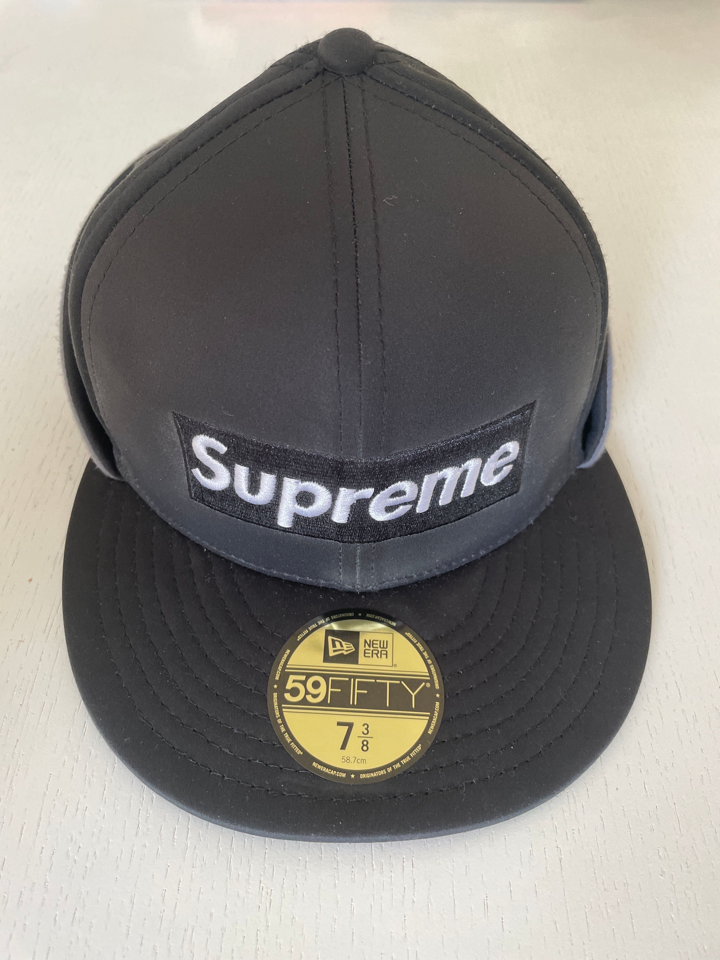 Supreme WINDSTOPPER Earflap Box Logo New Era "Black"