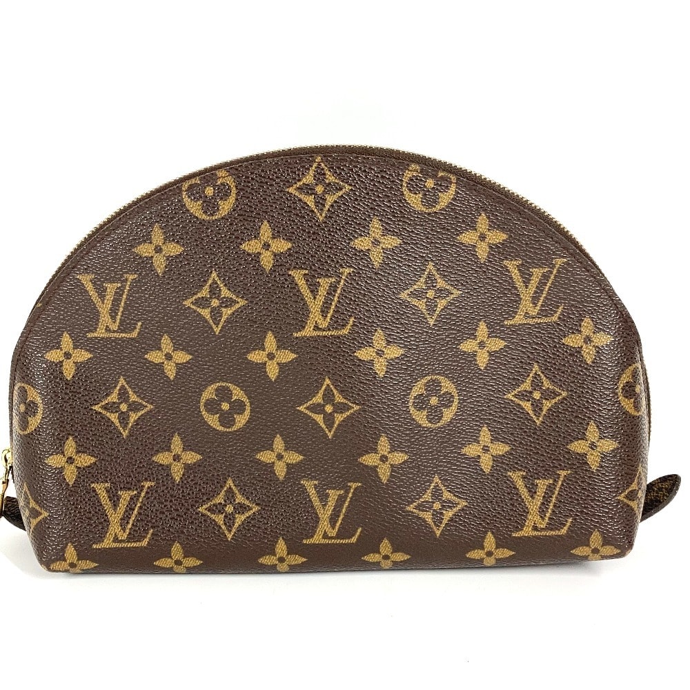 ルイヴィトン LOUIS VUITTON トゥルース ドゥミロンド M47520 モノグラム メイクポーチ トラベルポーチ マルチポーチ 化粧ポーチ モノグラムキャンバス ブラウン