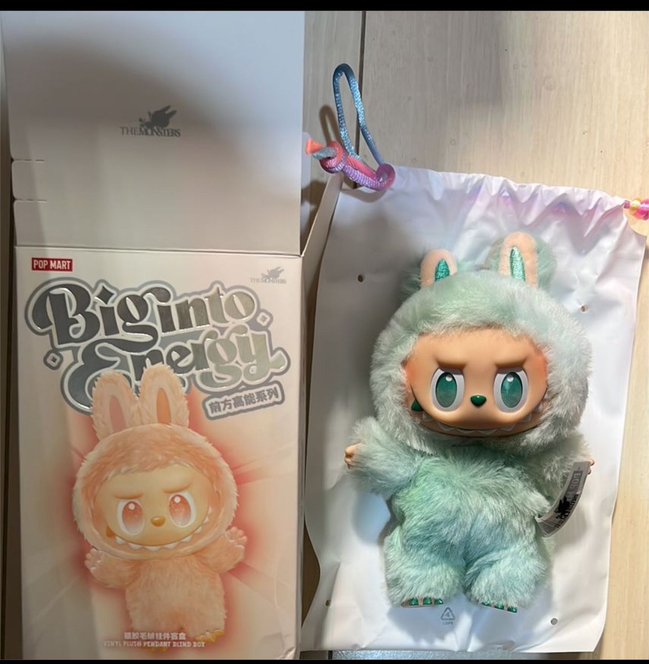 POP MART THE MONSTERS (LABUBU) Big into Energy Series Plush Pendant SERENITY